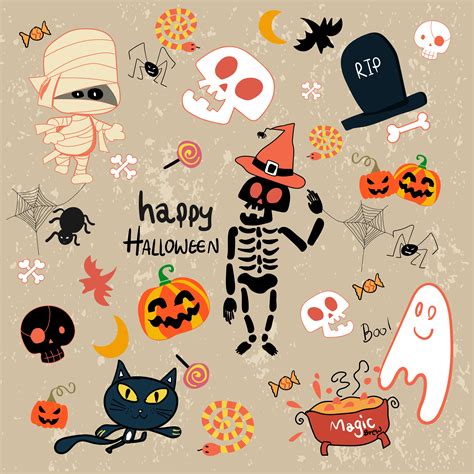 cute happy halloween clip art|halloween cartoon clip art.